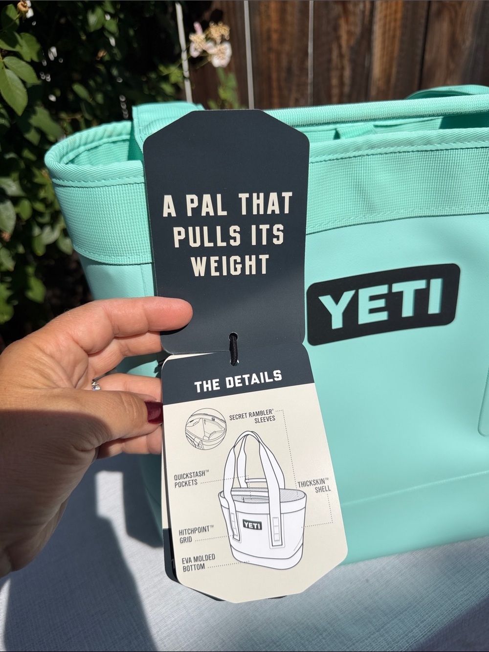 YETI Camino 20 Carryall Tote Bag Limited Edition, Seafoam, New With Tags - Picture 11 of 14